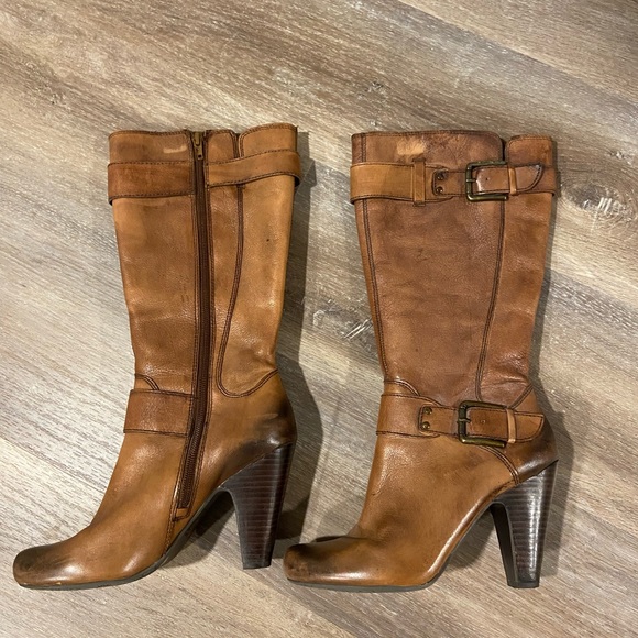 Arturo Chiang brown leather boots women’s size 8m - Picture 6 of 6